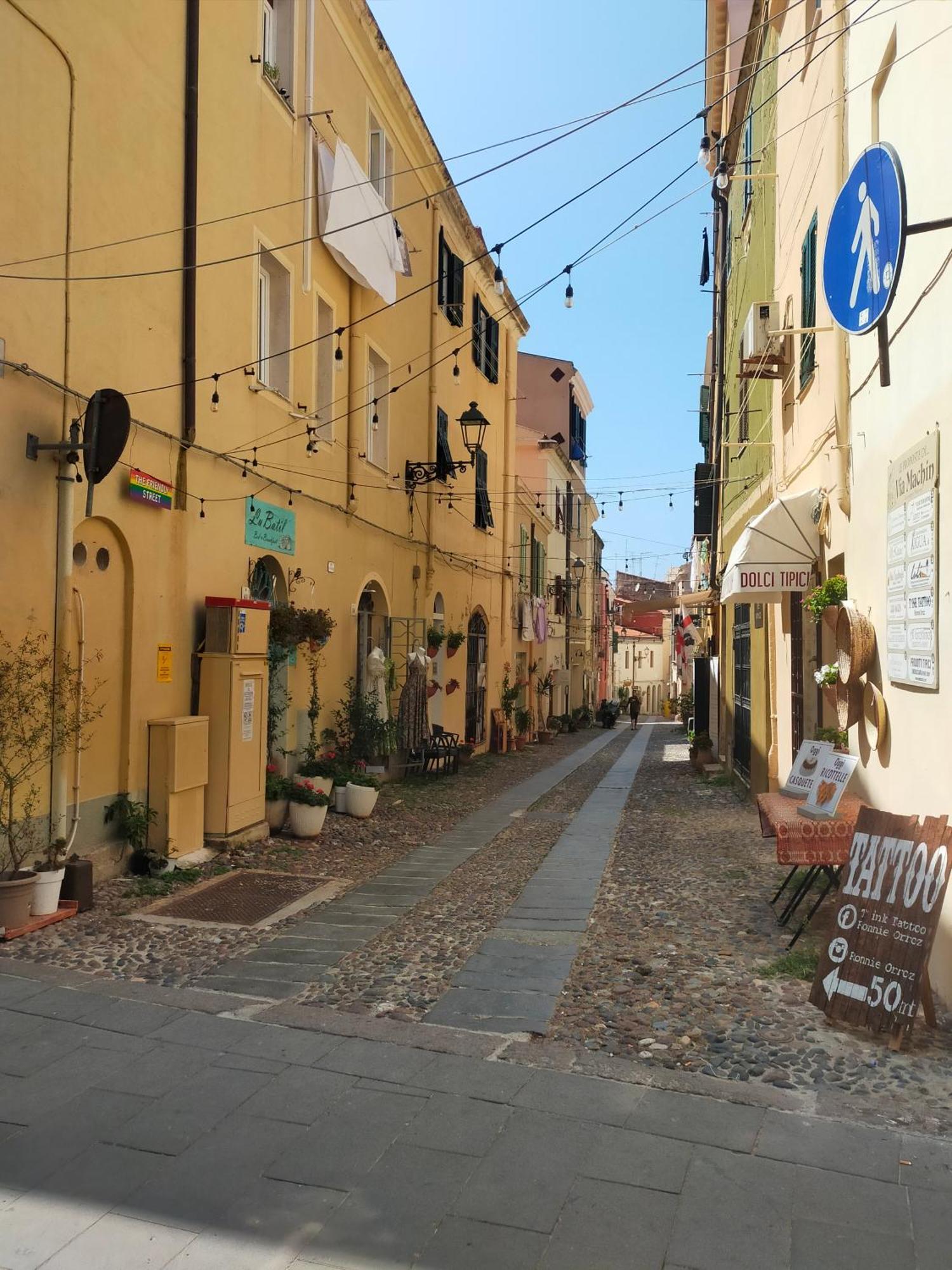 Nice Apt In A Street In Old Town Alguer Exterior foto